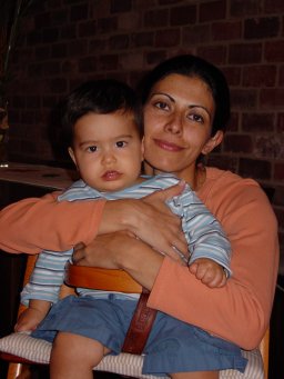 Sofia und ihr Sohn Thore